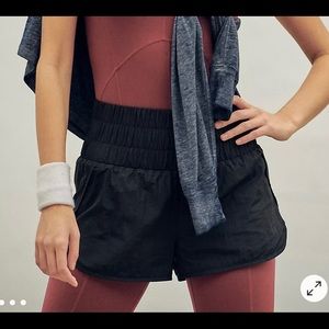 Free People Movement “The Way Home” Shorts - MEDIUM - BLACK